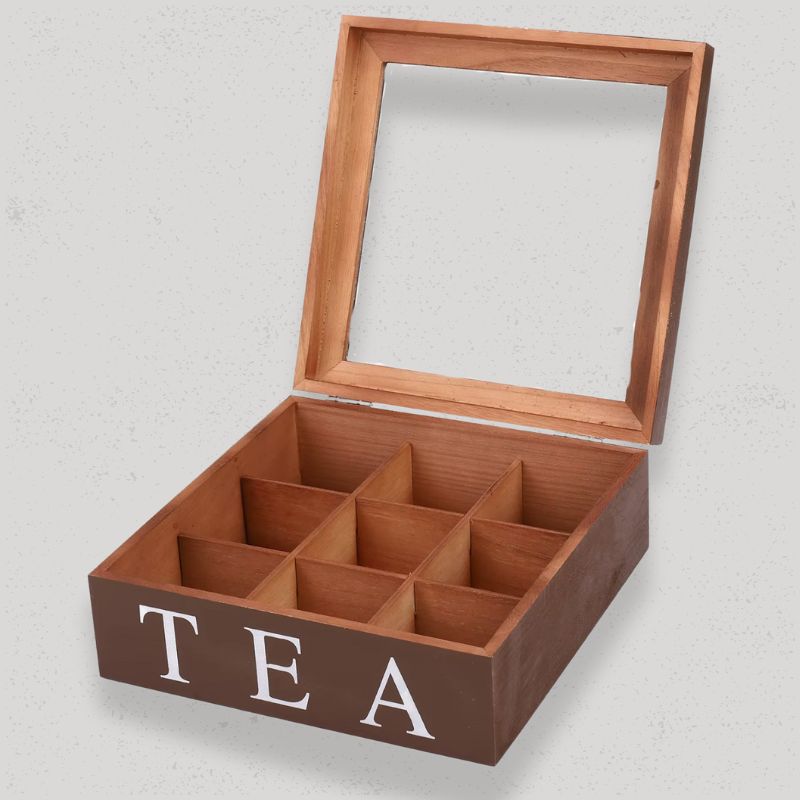 Boîte à Sachet de Thé | BaggyTea Marron