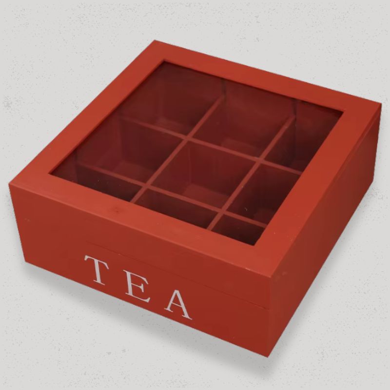Boîte à Sachet de Thé | BaggyTea Rouge