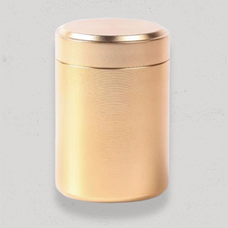 Boite à Thé en Vrac 60ml | TheaSteel Doré