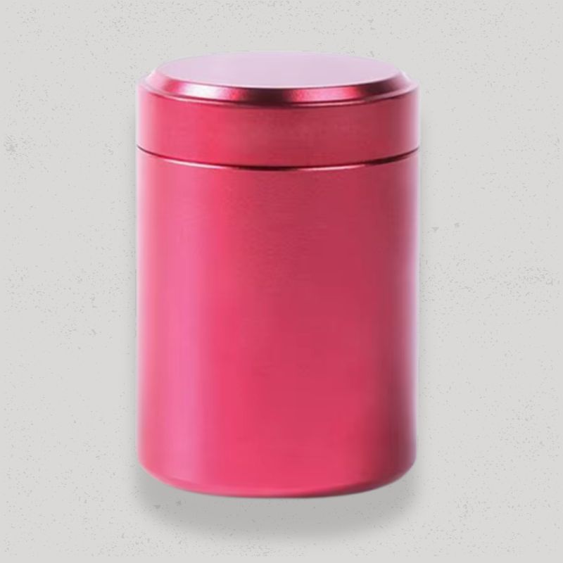 Boite à Thé en Vrac 60ml | TheaSteel Rouge