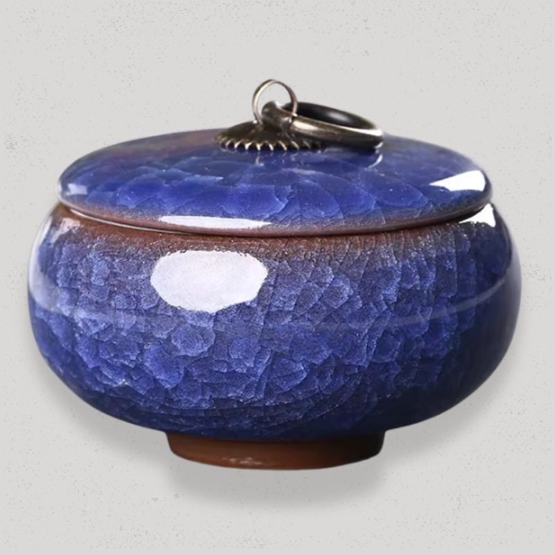Boîte à Thé en Vrac Céramique | CeramiTea Bleu