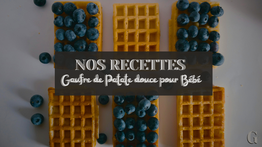 🍠 Gaufres de Patate Douce pour Bébé 🍠