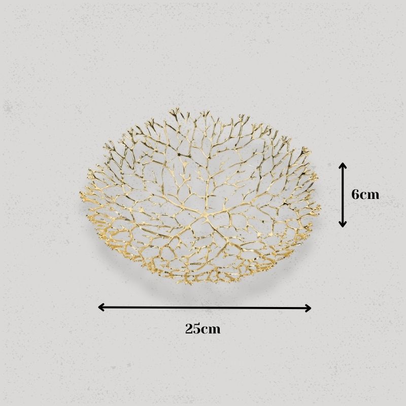 taille corbeille à fruit doré moyen