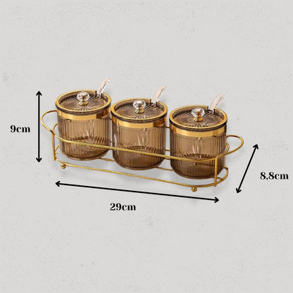 taille pot à épice oriental trio
