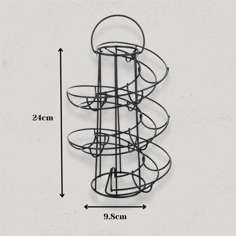 taille range œuf spirale