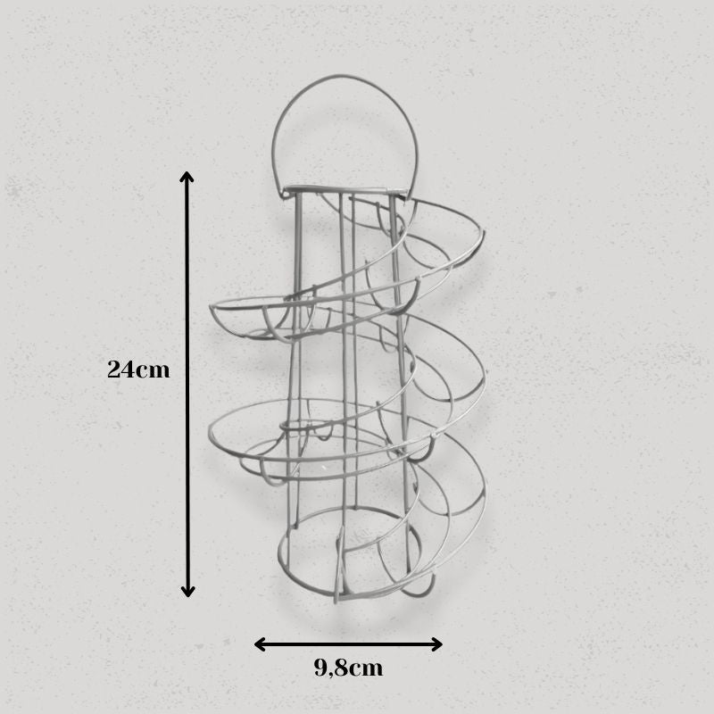 taille rangement œufs métal